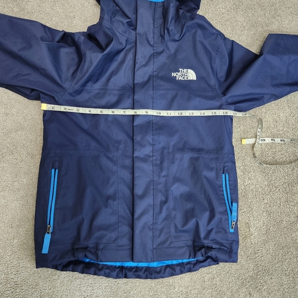The North Face Kids' Hardshell Blue Rain Ski Jacket Size 7-8 - Picture 7 of 14